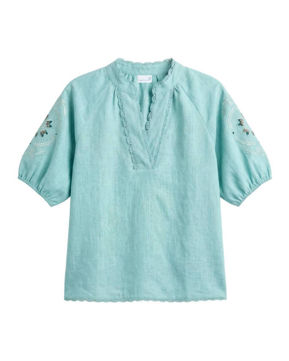 NEW CARTOLINA NANTUCKET women's catalina top in canal blue